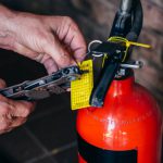 tested extinguisher