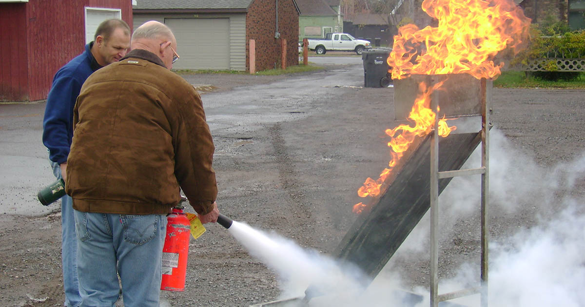 extinguisher training course