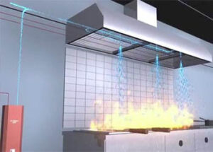 kitchen fire suppression system animation