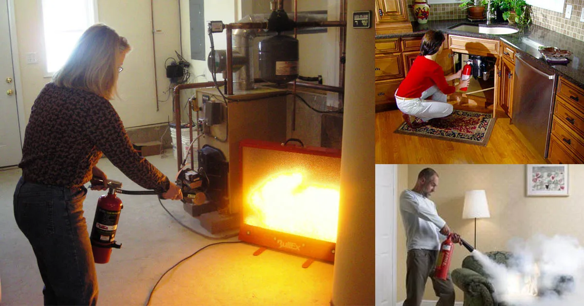 combo of fire extinguishers used in the home