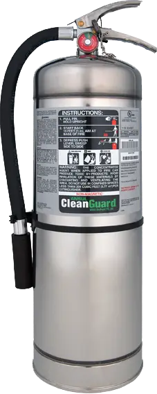 clean guard fire extinguisher
