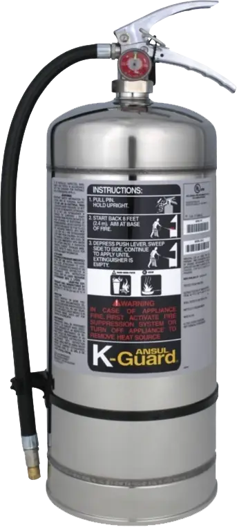 k guard fire extinguisher