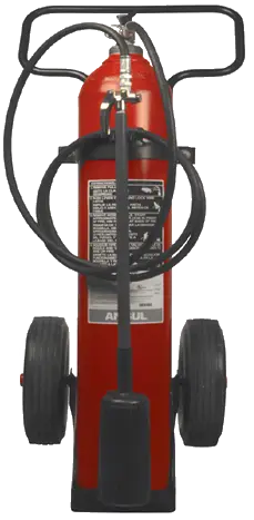 wheeled fire extinguisher