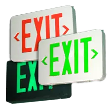 LED exit signs