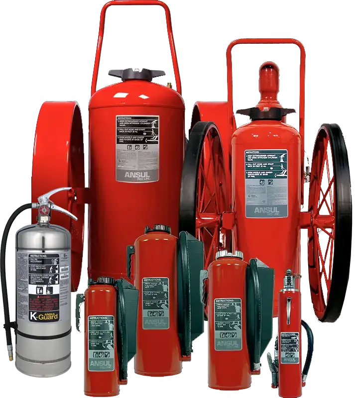 types of ansul fire extinguishers