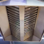 stainless steel kitchen hood