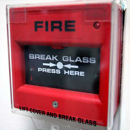 fire alarm break glass